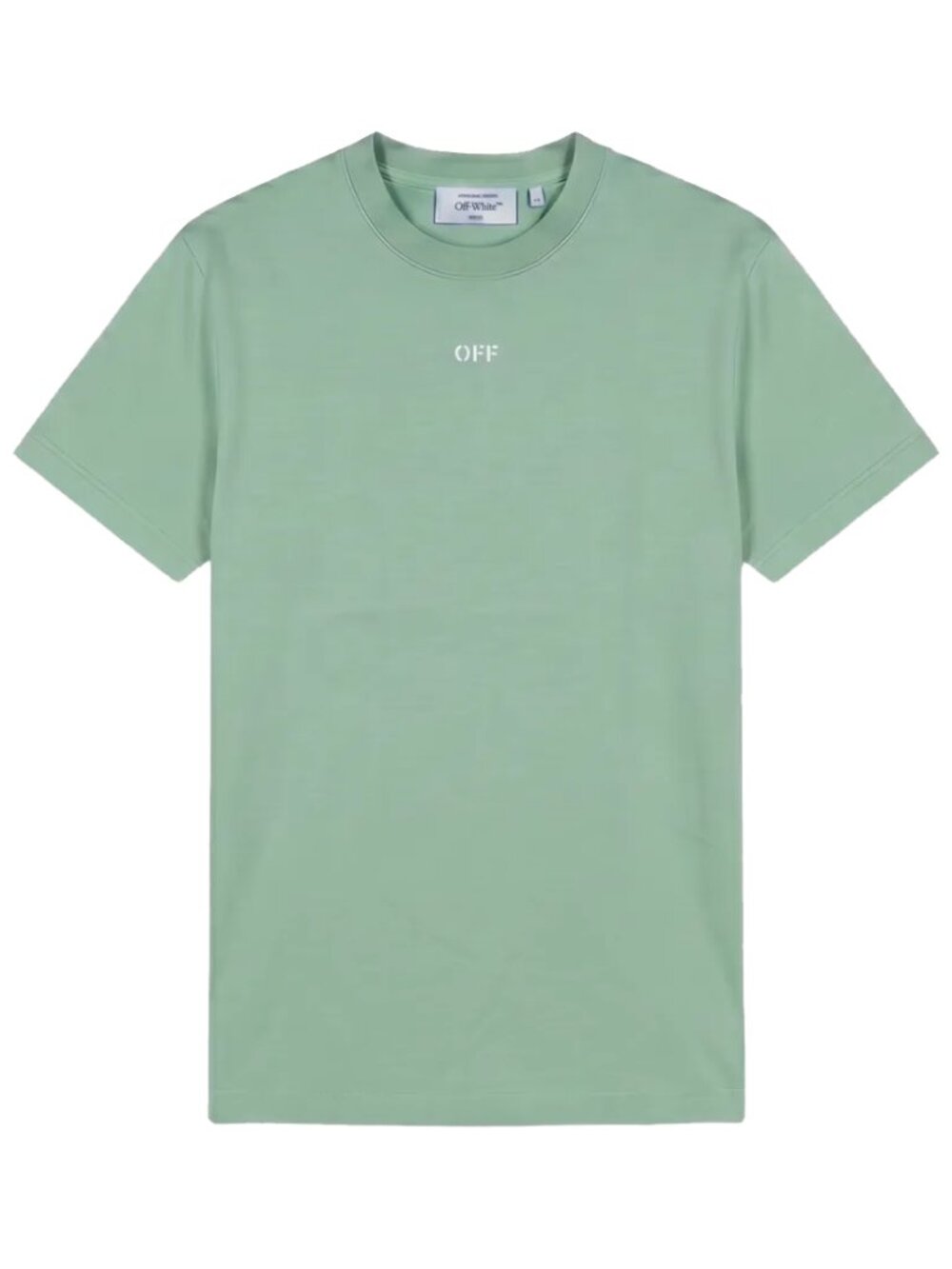 NWT Off White Slim Fit Short Sleeve Logo Printed Jadeite T-shirt Small S